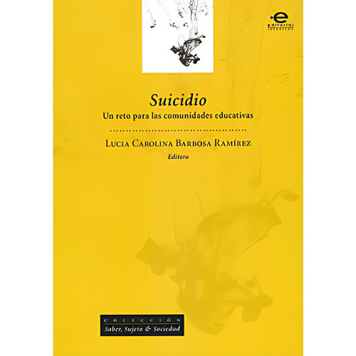 SUICIDIO UN RETO PARA LAS COMUNIDADES ED