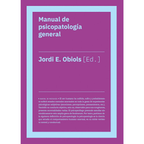 MANUAL DE PSICOPATOLOGIA GENERAL