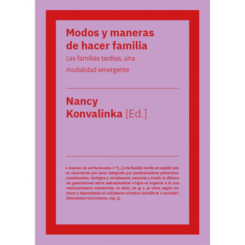MODOS Y MANERAS DE HACER FAMILIA