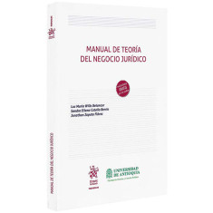 MANUAL DE TEORIA DEL NEGOCIO JURÌDICO