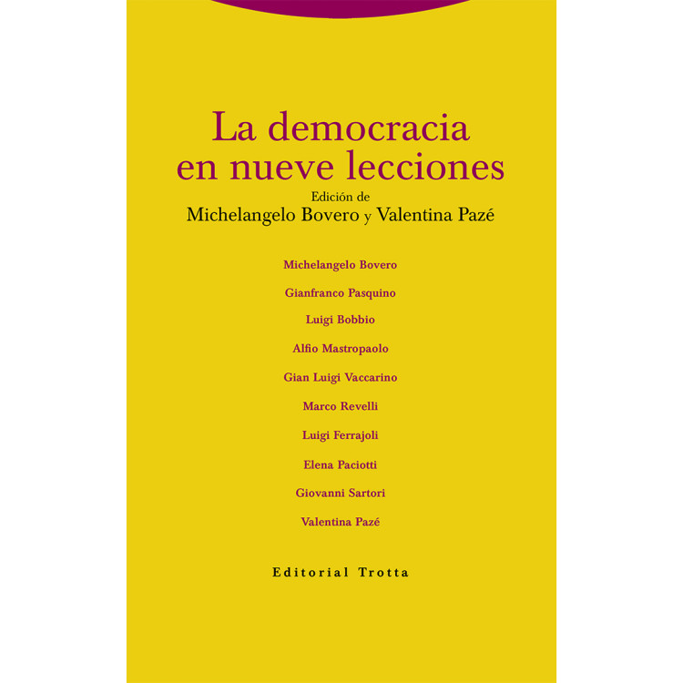 DEMOCRACIA EN NUEVE LECCIONES LA