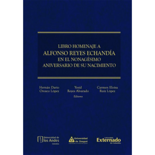 LIBRO HOMENAJE A ALFONSO REYES ECHANDIA