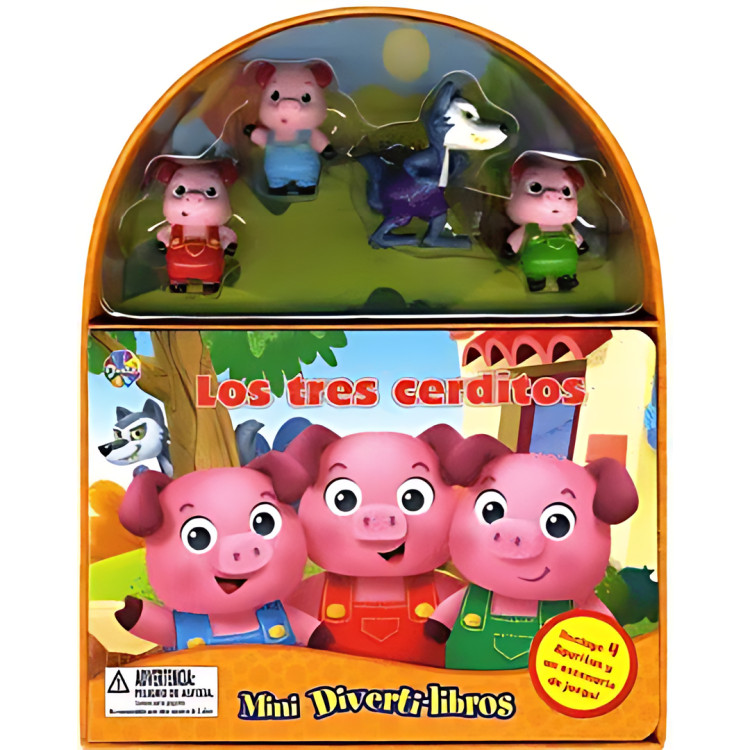 MINI DIVERTILIBROS TRES CERDITOS