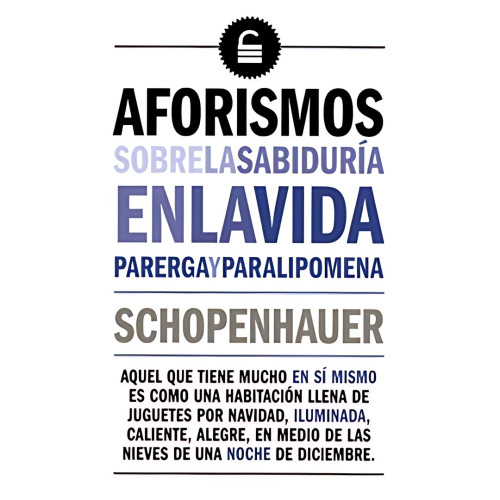 AFORISMOS (ShOpENhAUEr) (416 pp)