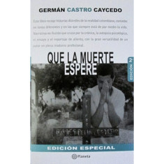 QUE LA MUERTE ESPERE EDICION ESPECIAL