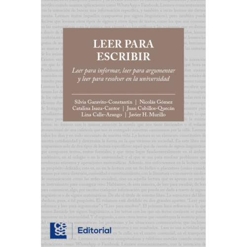 LEER PARA ESCRIBIR LEER PARA INFORMAR