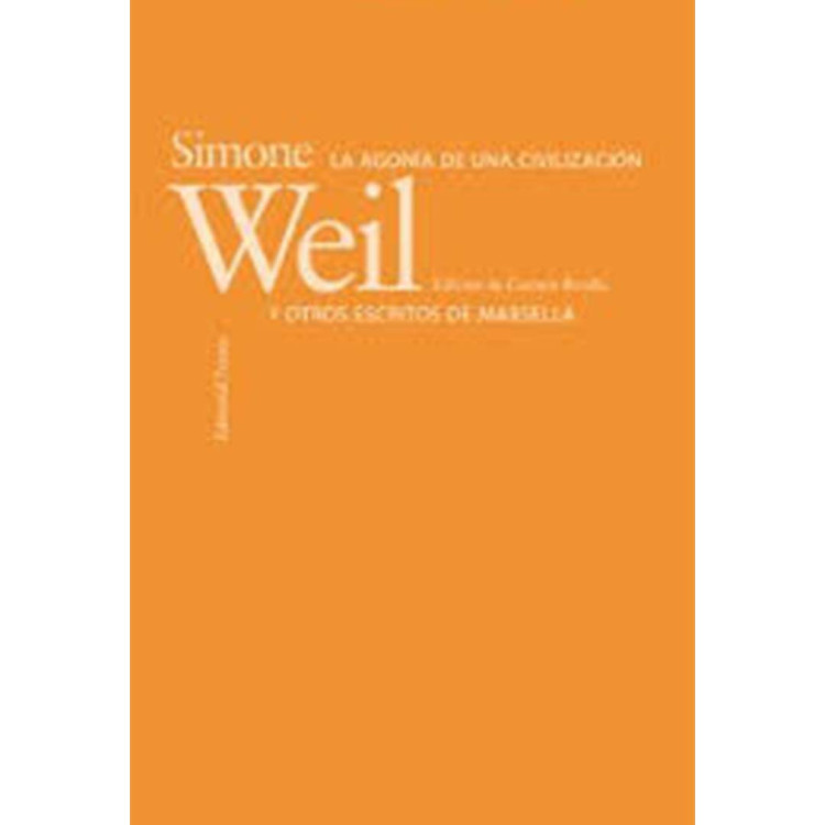 AGONIA DE UNA CIVILIZACION Y