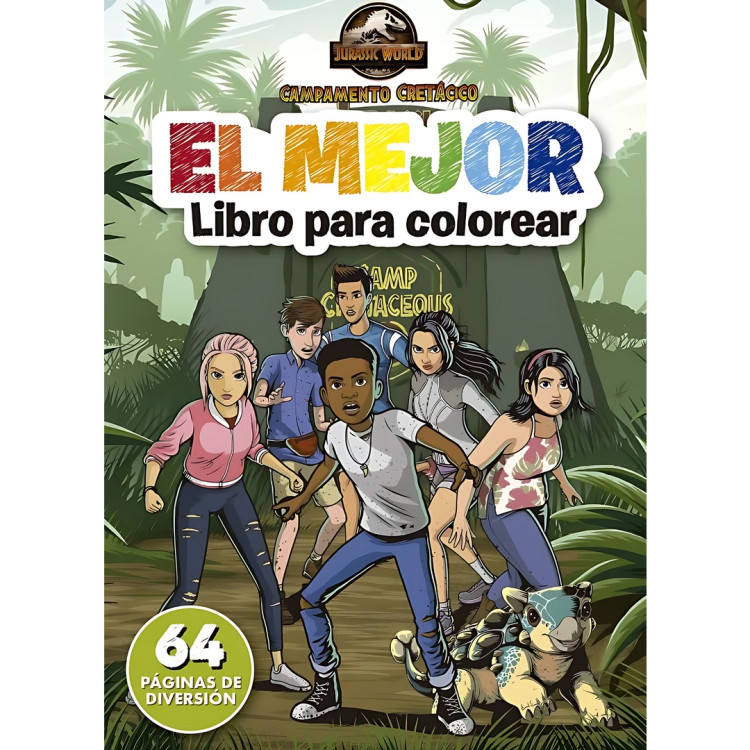 JW C.CRETACICO. EL MEJOR LIBRO COLOREAR