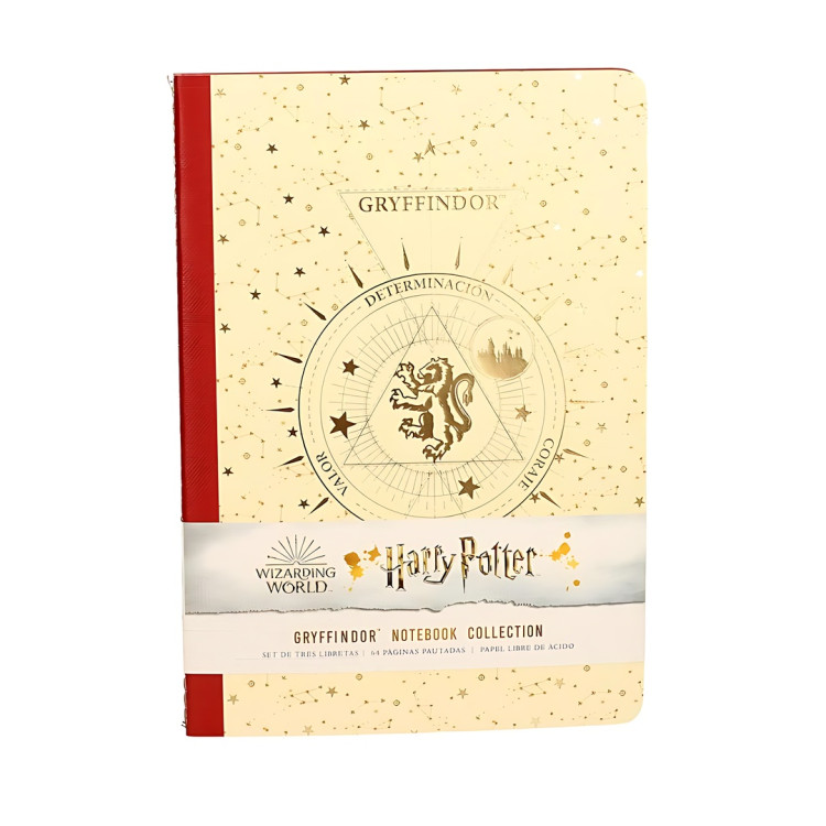 HARRY POTTER. PACK 3 LIBRETAS GRYFFINDOR