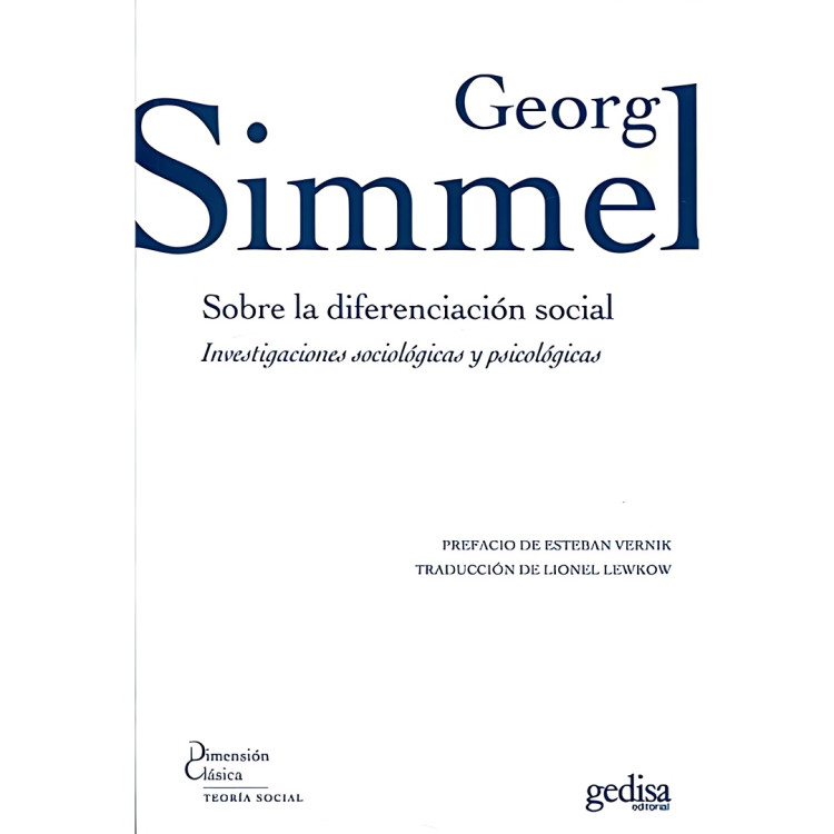 SOBRE LA DIFERENCIACION SOCIAL I