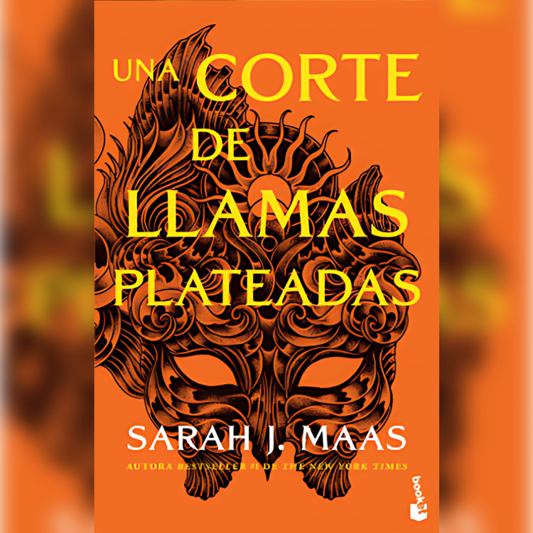 UNA CORTE DE LLAMAS PLATEADA