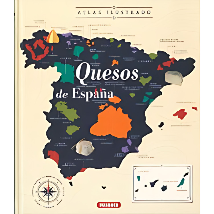 ATLAS ILUSTRADO DE QUESOS DE ESPANA