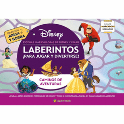 JUEGA Y BORRA LABERINTOS DISN - CAMINOS