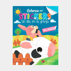 COLOREA CON STICKER ANIMALES DE GRANJA