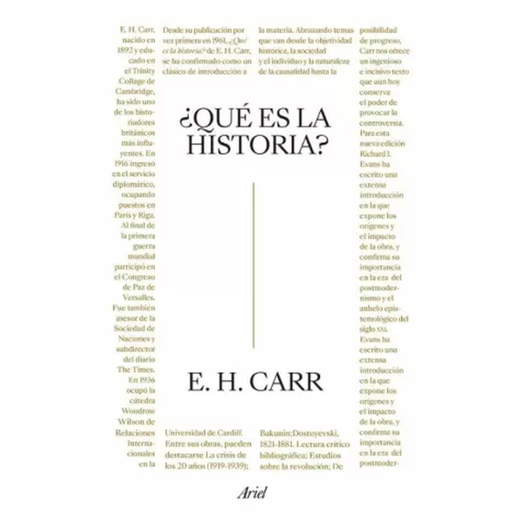 QUÉ ES LA HISTORIA? ED ARIEL