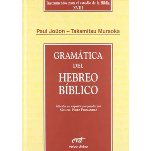 GRAMATICA DEL HEBREO BIBLICO