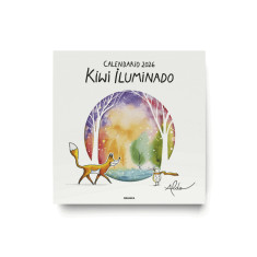 KIWI ILUMINADO 2026 CALENDARIO DE PARED