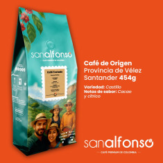 CAFÉ MOLIDO ORIGEN SANTANDER X454 G