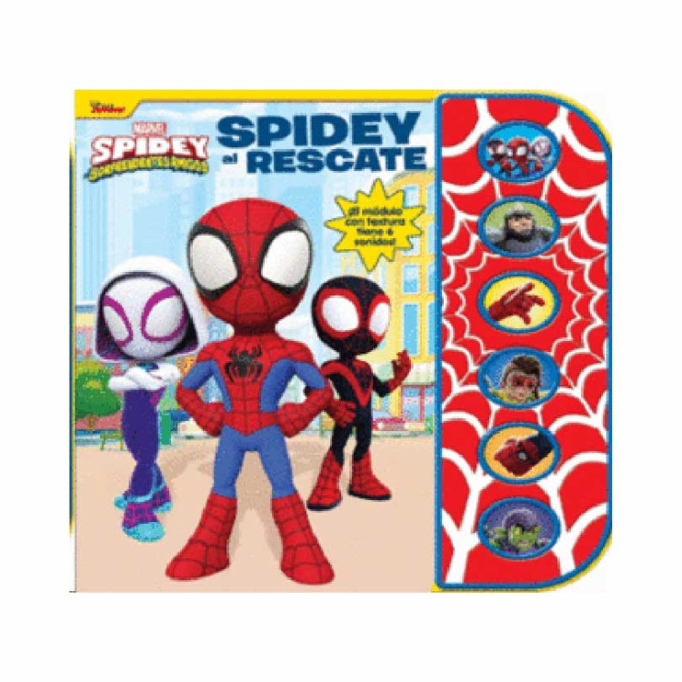 SPIDEY AL RESCATE 6 BOTONES