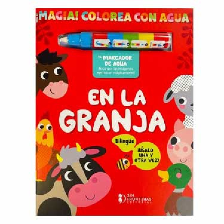 COLOREA CON AGUA EN LA GRANJA