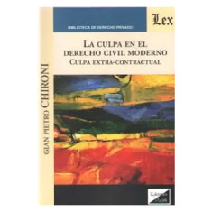 CULPA EN EL DERECHO CIVIL MODERNO
