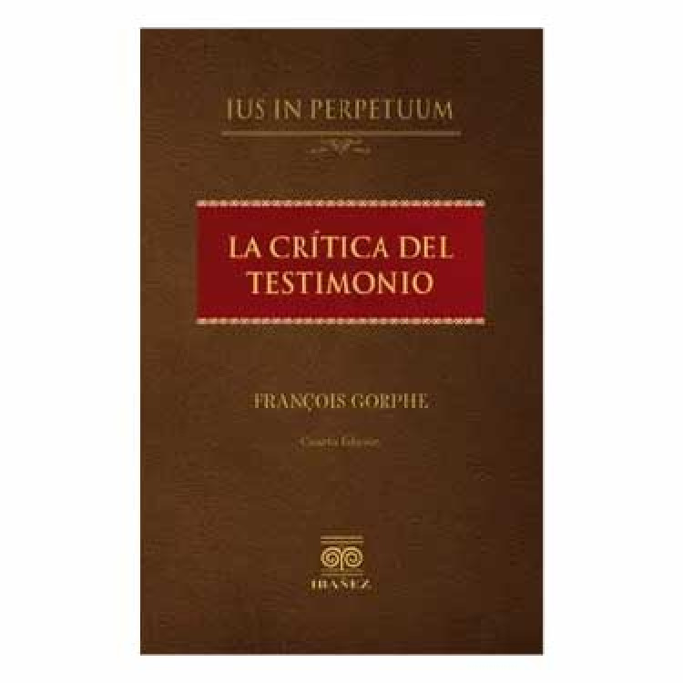CRITICA DEL TESTIMONIO