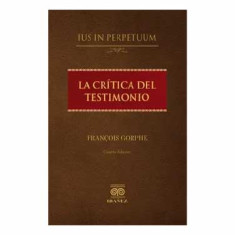CRITICA DEL TESTIMONIO