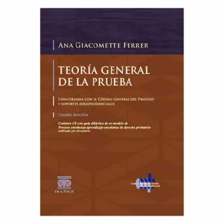 TEORIA GENERAL DE LA PRUEBA CD 4 ED