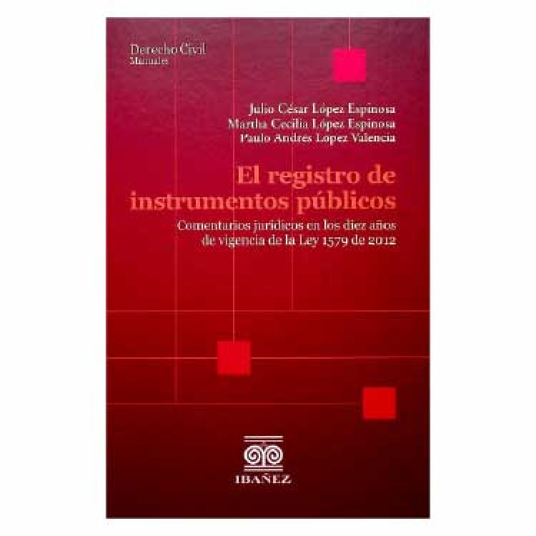 EL REGISTRO DE INSTRUMENTOS PUBLICOS