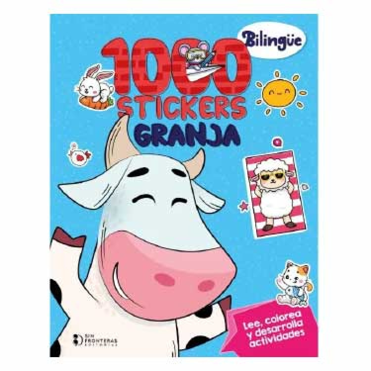 1000 STICKERS ANIMALES DE LA GRANJA