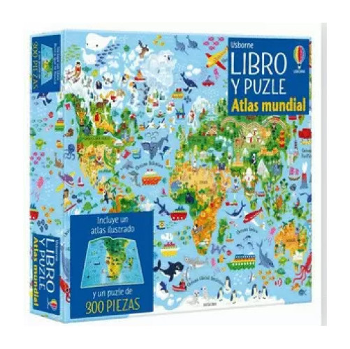 ATLAS MUNDIAL -LIBRO Y PUZLE-