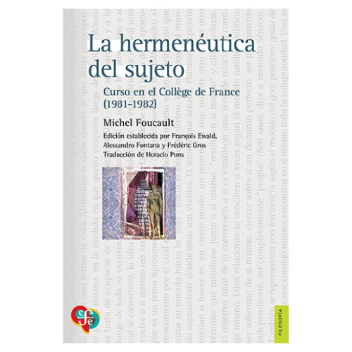 HERMENÉUTICA DEL SUJETO FCE