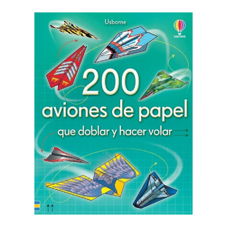 200 AVIONES DE PAPEL QUE DOBLAR Y VOLAR